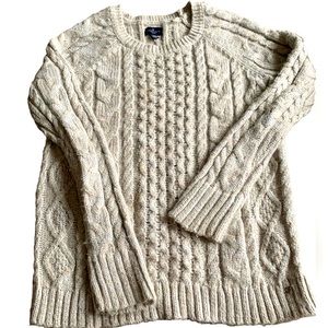American Eagle sweater with metallic threads/Size Medium